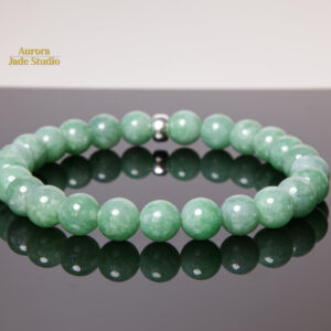 Genuine Green Burmese Jadeite Bracelet