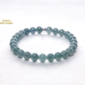 Blue Jadeite Bracelet (8mm, 8")