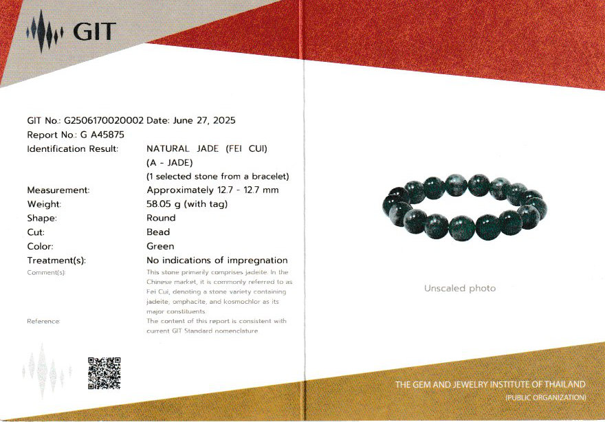 Natural Guatemalan Green Jadeite Bracelet – Certified Type A Jade - Image 11