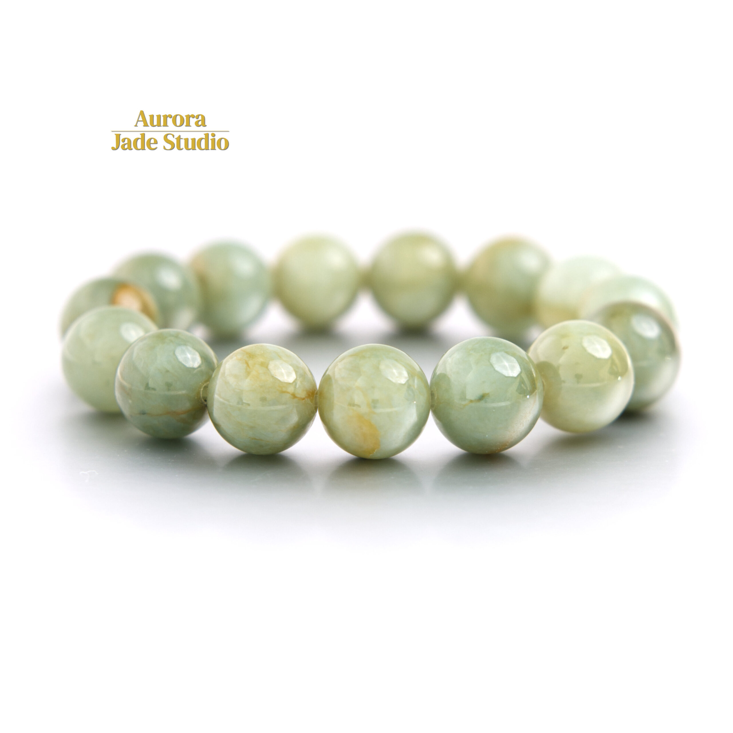 Natural Burmese Jadeite Bracelet – Celadon Green Statement Piece - Image 6