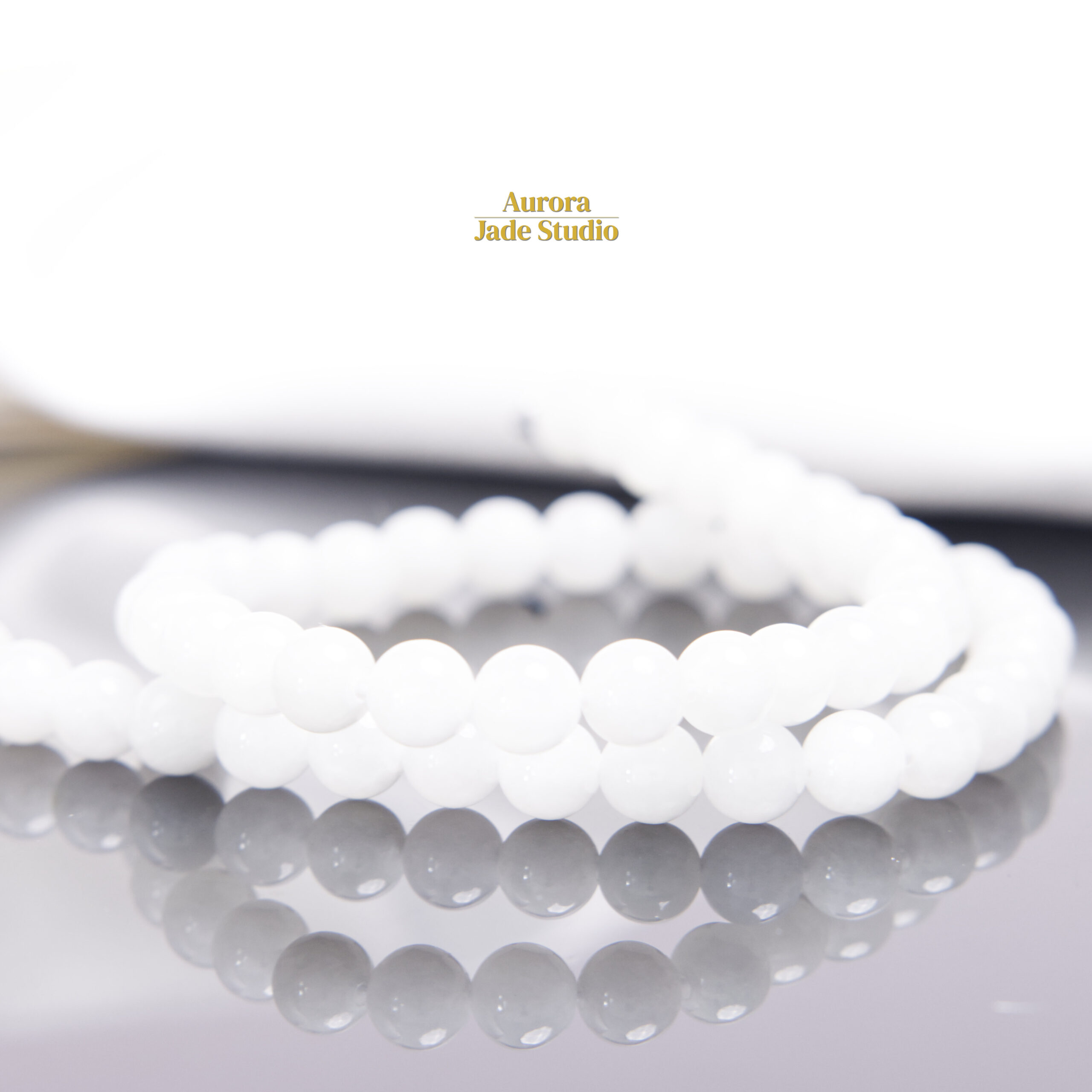 Natural White Nephrite Jade Necklace – 8mm | 17.5 Inches | Minimalist White Jade Jewelry - Image 7