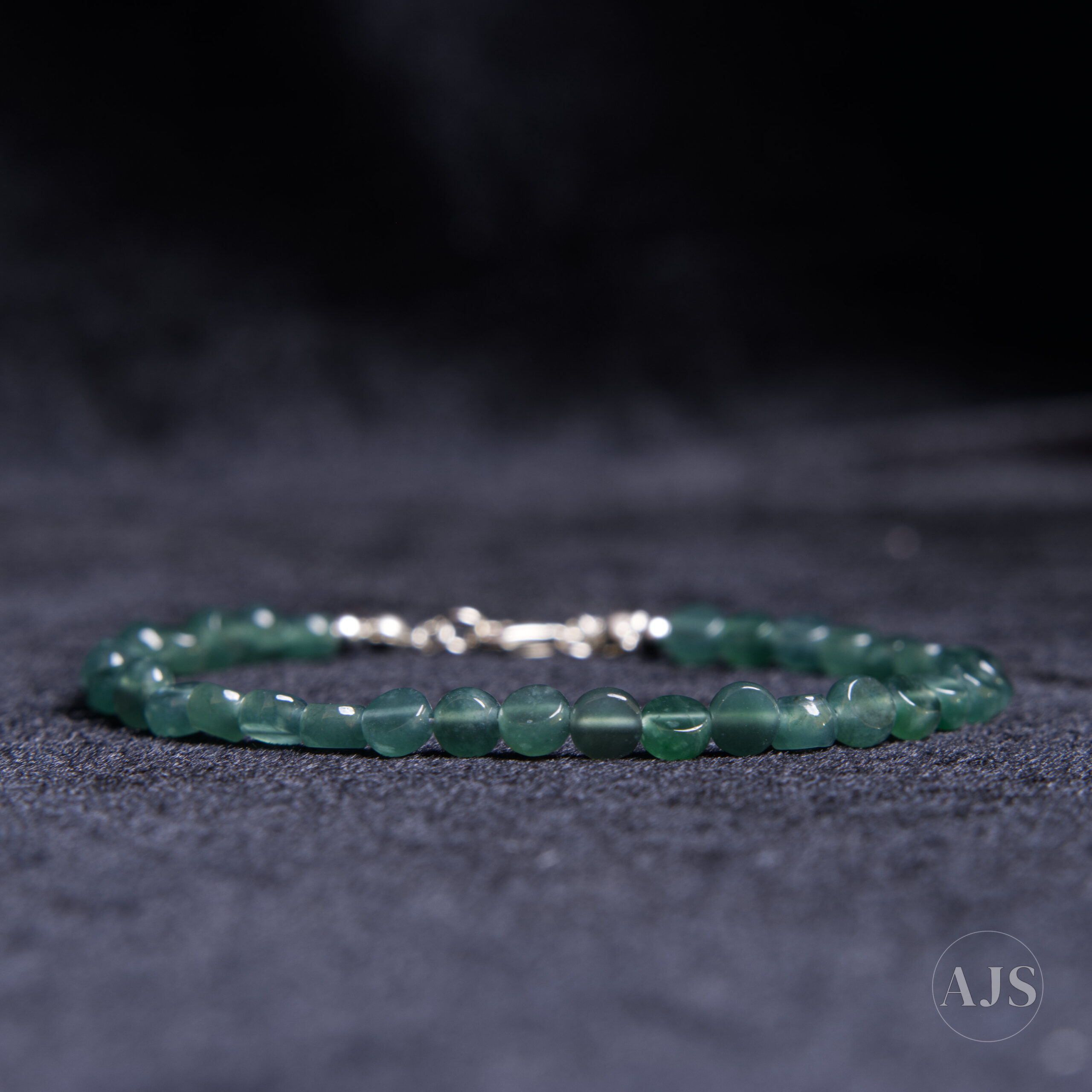 Sea Green Guatemalan Jadeite Bracelet – Genuine Type A Jadeite