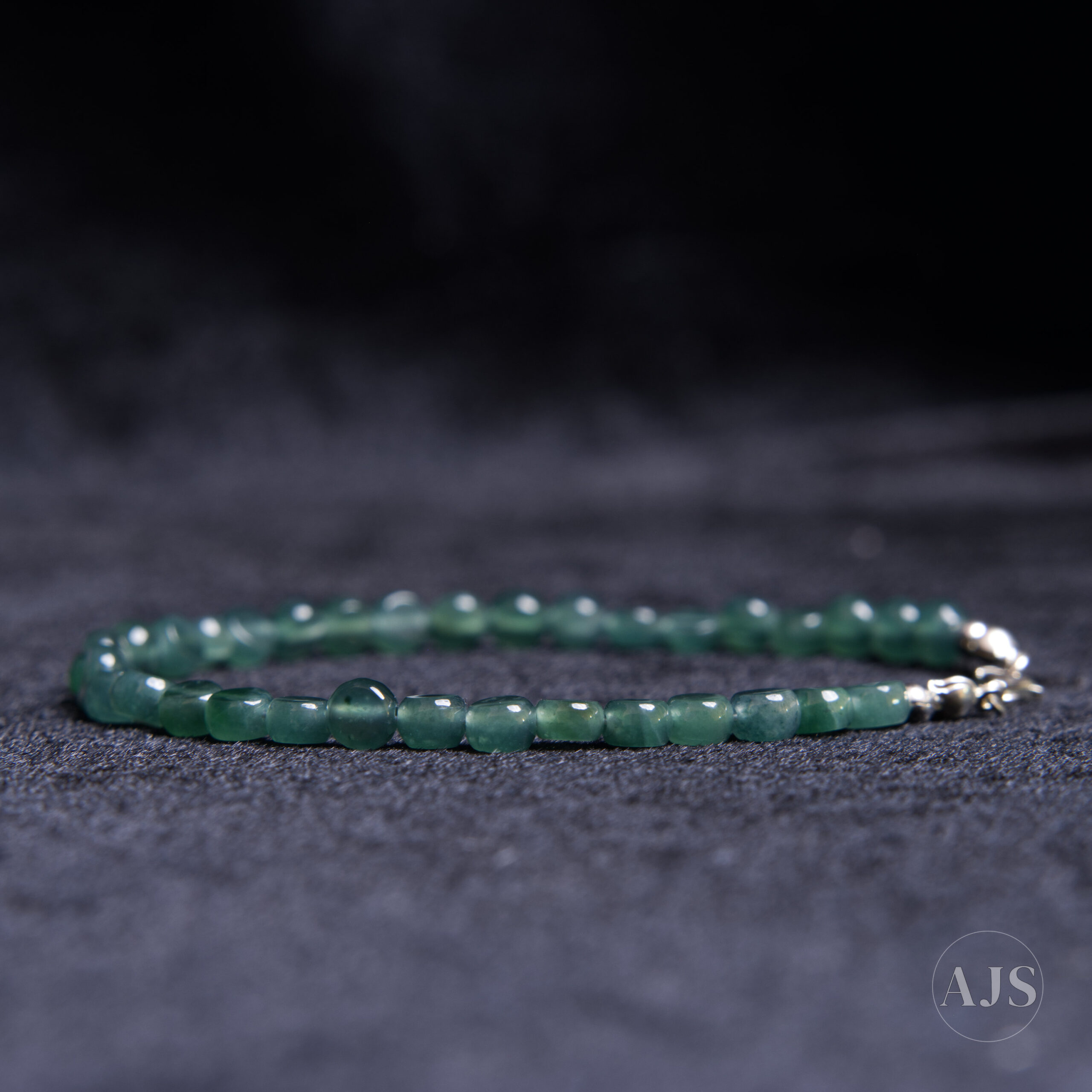 Sea Green Guatemalan Jadeite Bracelet – Genuine Type A Jadeite - Image 3