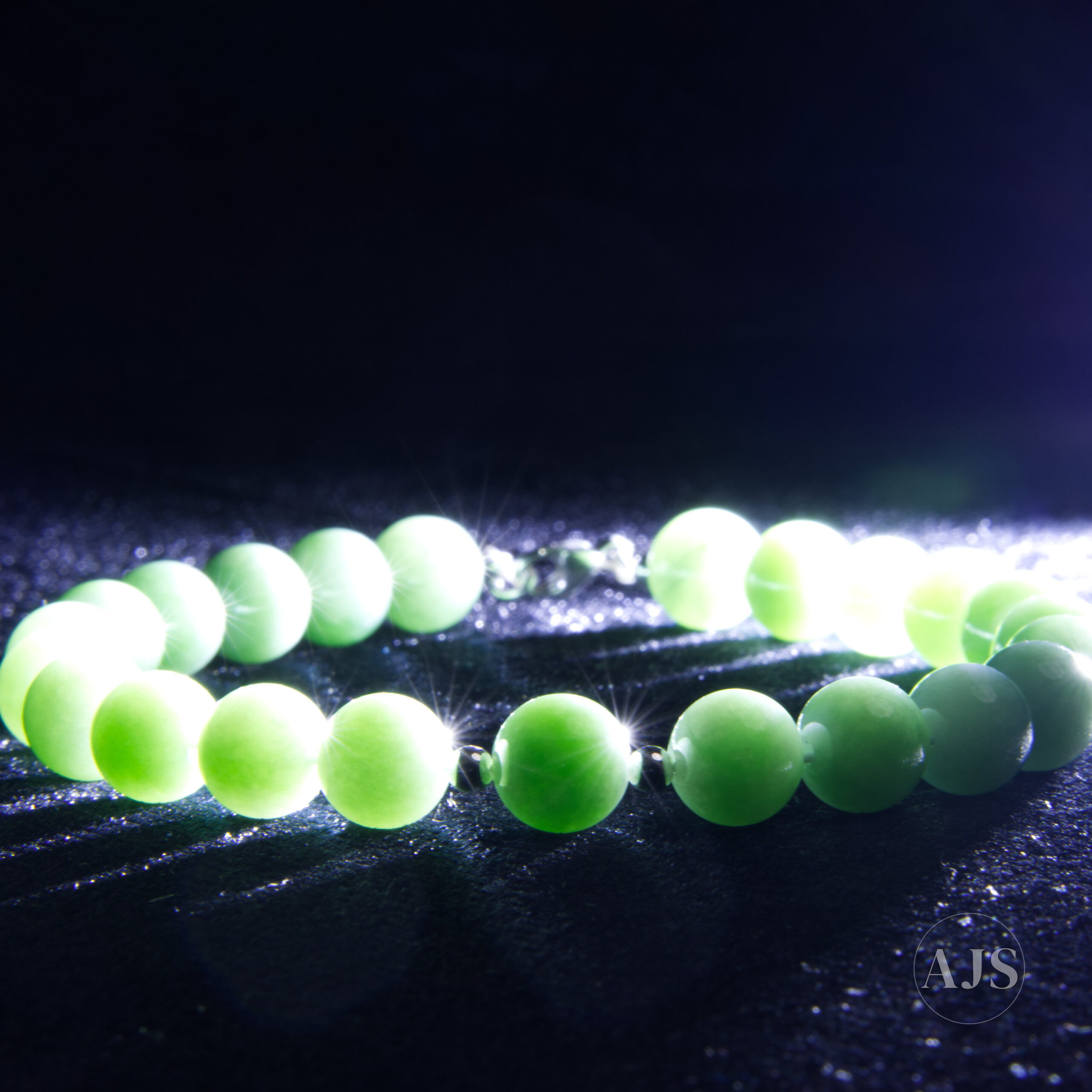 Burmese Jadeite Bracelet – Type A Soft Green 8.6–8.9mm Jade - Image 6