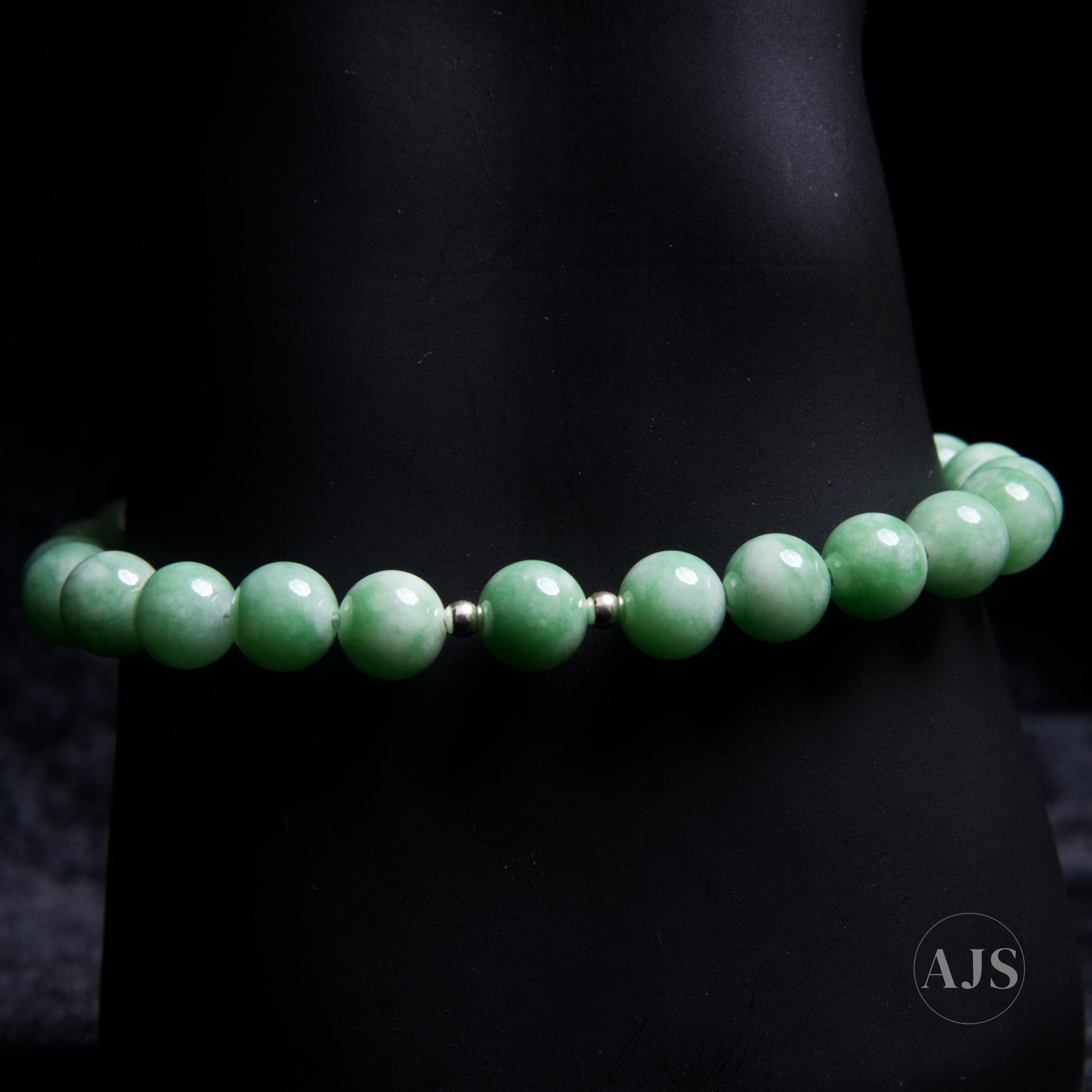 Burmese Jadeite Bracelet – Type A Soft Green 8.6–8.9mm Jade - Image 7